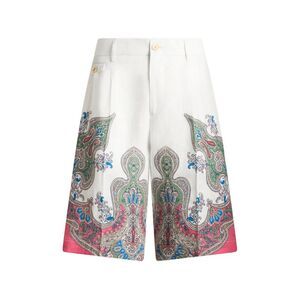Etro White Shorts - Tailored Shorts Men